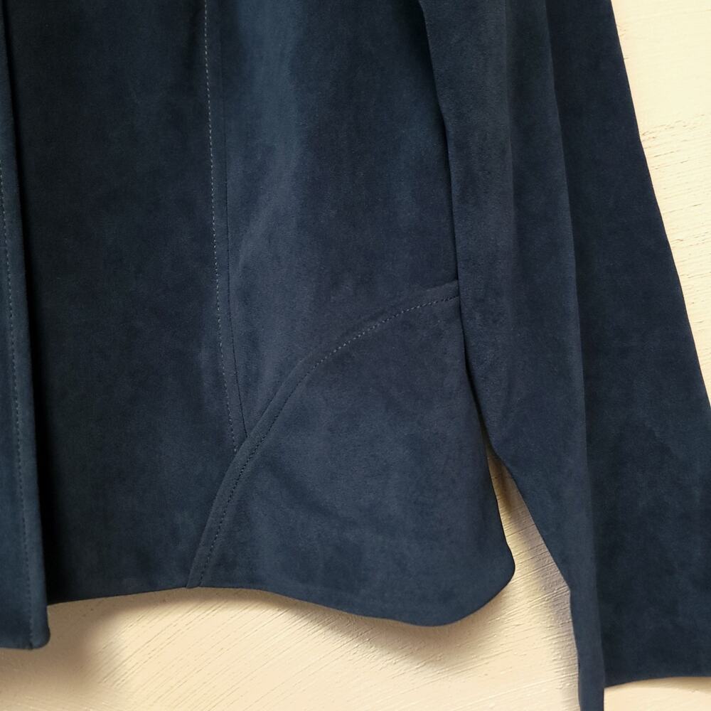 Vintage Leslie Fay Blazer 90s Size 12 Women Suit Jacket Button Down Shoulder Pad - Picture 10 of 10